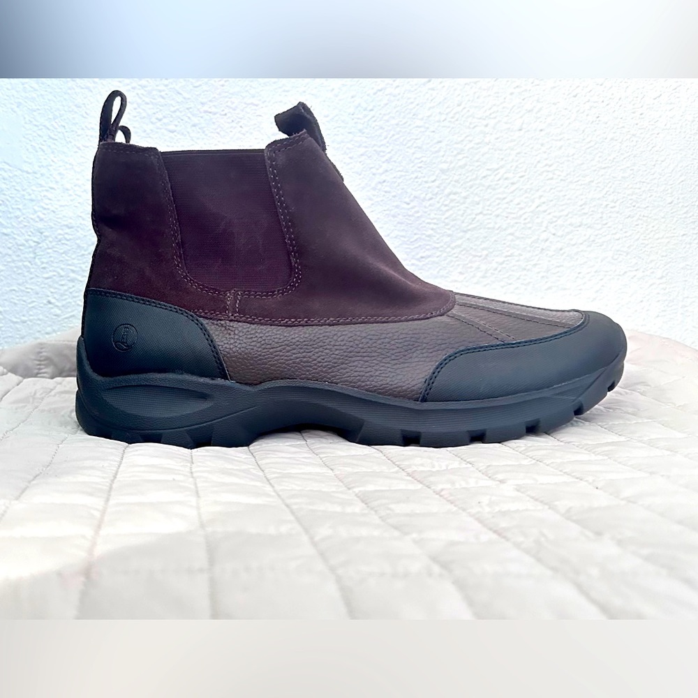 Lands end all weather suede boots sz 13